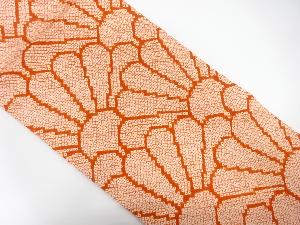 本総絞り花青海波模様名古屋帯